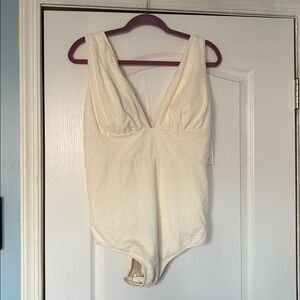 Andie Cream Women Swim One Piece